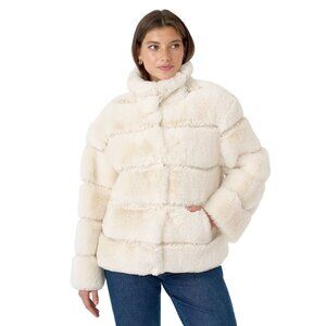 Edited by Hunter McGrady Women's Faux Fur Jacket